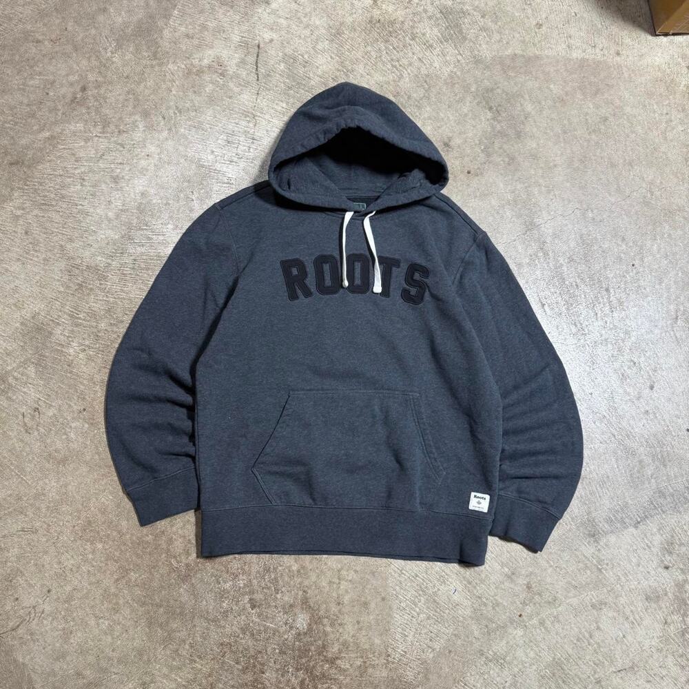 Black Roots Embroidered Logo Hoodie - Picture 3 of 8